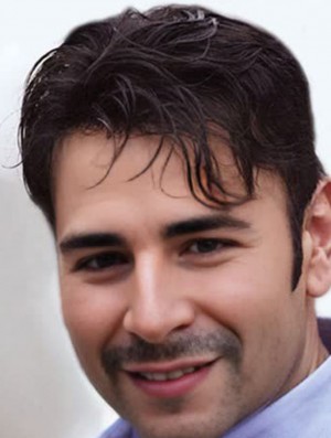 Toupee Uomini Corto Mosso