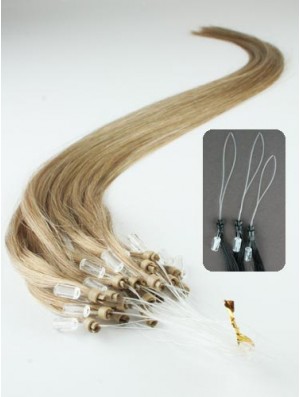 Good Blonde Straight Micro Loop Ring Hair Extensions