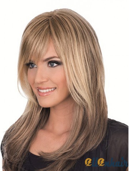 Red Human Hair Wigs Full Wig With Full Lace Brown Color