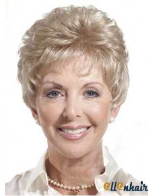 Real Hair Wigs For Older Women Cropped Length Classic Cuts