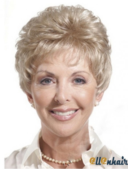 Real Hair Wigs For Older Women Cropped Length Classic Cuts