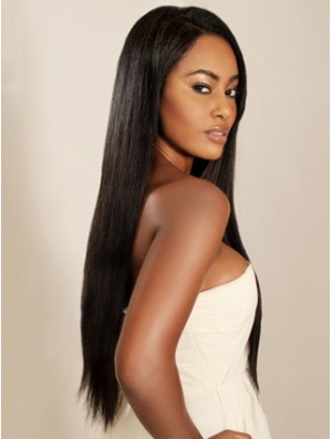 24 inch Black Lace Front Wigs For Black Women