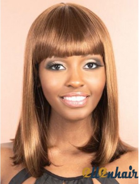 Cheap African Wigs Straight Style Bobs Cut Shoulder Length