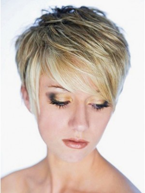 Short Wig Blonde Hair Cropped Wig UK Cheap