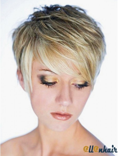 Short Wig Blonde Hair Cropped Wig UK Cheap