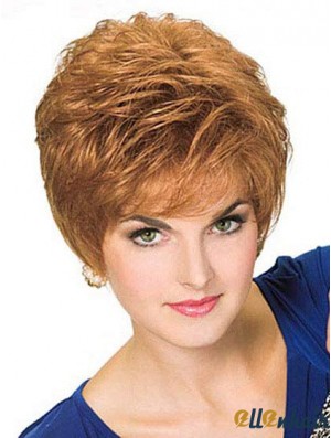 Boycuts Wigs Blonde Hair 100% Hand Tied Good Quality