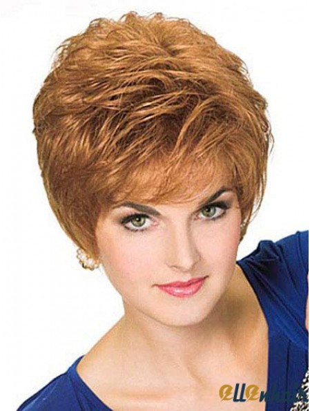 Boycuts Wigs Blonde Hair 100% Hand Tied Good Quality
