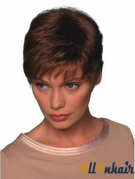 Boycuts Wig Short Straight Hair Wig UK For Women