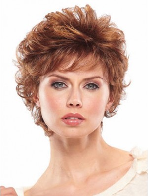 Short Wavy Capless Wigs For Women