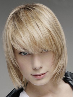 Blonde Lace Wig Hand tied Men Wig Remy Human Hair Male Wig UK