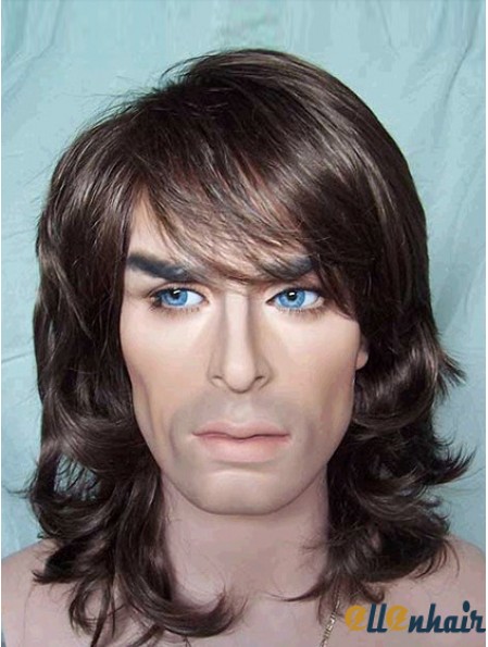 Men Wigs Shoulder Length 12Inch For Sale