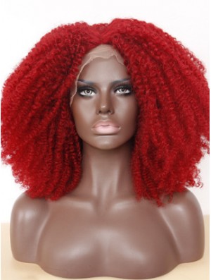 Comfortable 14 inch Long Kinky Wigs For Black Women