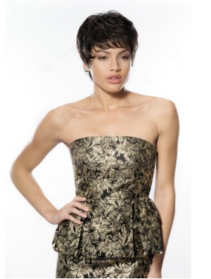 Wavy Black Modern Short Classic Wigs