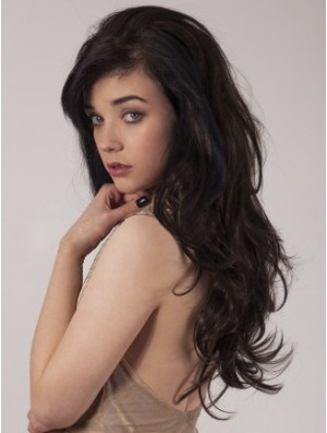 Long Wavy Wig Cheap 3 4 Wig For Women Black Half Wig Online