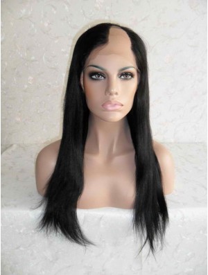 Black Long Wigs U Part Human Hair Wigs Online UK