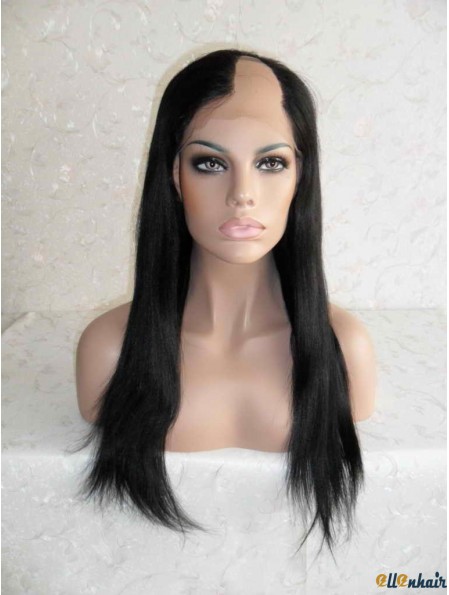 Black Long Wigs U Part Human Hair Wigs Online UK