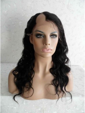 Flexibility Black Long Wavy U Part Wigs