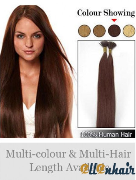 Auburn Straight Stick/I Tip Hair Extensions
