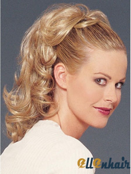 Great Curly Blonde Ponytails