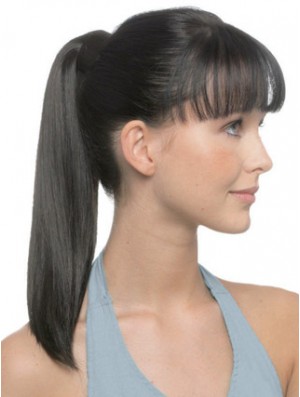Good Straight Black Ponytails